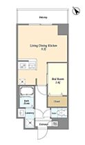 東京都墨田区東向島３丁目38-9（賃貸マンション1LDK・8階・30.82㎡） その2