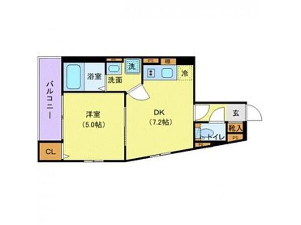 東京都新宿区若松町(賃貸マンション1DK・1階・31.54㎡)の写真 その2