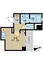 東京都品川区平塚１丁目6-11（賃貸マンション1R・13階・24.20㎡） その2