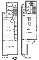 東京都港区白金３丁目23-2（賃貸マンション1LDK・1階・57.26㎡） その2