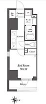 東京都江東区亀戸７丁目9-12（賃貸マンション1K・12階・26.25㎡） その2