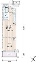 東京都江東区豊洲３丁目5-3（賃貸マンション1LDK・8階・38.42㎡） その2