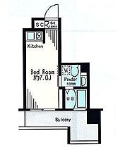 東京都新宿区市谷薬王寺町59（賃貸マンション1R・3階・18.01㎡） その2