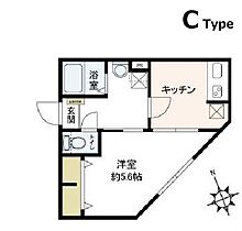 東京都品川区南大井５丁目26-10（賃貸マンション1K・3階・25.30㎡） その2