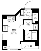 東京都港区浜松町１丁目14-10（賃貸マンション1R・3階・22.32㎡） その2