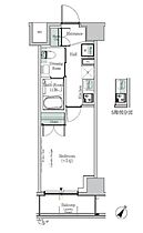 東京都江東区塩浜２丁目4-27（賃貸マンション1K・5階・25.29㎡） その2