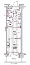 東京都江東区東砂２丁目11-11（賃貸マンション2K・5階・25.51㎡） その2