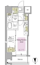 東京都新宿区早稲田鶴巻町555-2（賃貸マンション1DK・9階・25.13㎡） その2