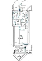 東京都江東区亀戸６丁目1-2（賃貸マンション1K・3階・21.12㎡） その2