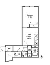 東京都新宿区筑土八幡町2-8（賃貸マンション1DK・4階・32.73㎡） その2