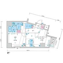 東京都台東区北上野１丁目5-5（賃貸マンション1LDK・11階・40.13㎡） その2