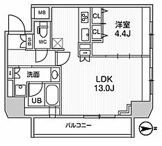 東京都台東区鳥越１丁目15-6（賃貸マンション1LDK・8階・43.70㎡） その2