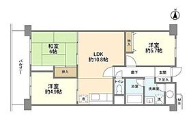 東京都江東区東陽２丁目3-3（賃貸マンション3LDK・2階・61.72㎡） その2