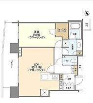 東京都港区赤坂９丁目4-1（賃貸マンション1LDK・12階・57.61㎡） その2