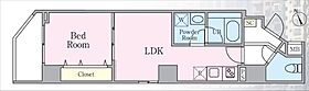 東京都港区芝浦２丁目15-19（賃貸マンション1LDK・2階・38.71㎡） その2