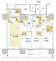 東京都中央区晴海５丁目5-6（賃貸マンション3LDK・12階・85.26㎡） その2