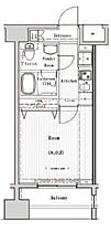 東京都台東区清川２丁目32-6（賃貸マンション1K・4階・25.84㎡） その2