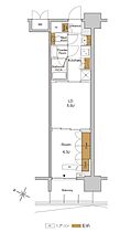 東京都北区東十条３丁目3-1（賃貸マンション1LDK・7階・30.74㎡） その2