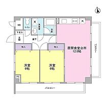 東京都大田区中馬込３丁目21-2（賃貸マンション2LDK・1階・55.89㎡） その2