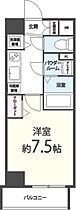 東京都台東区松が谷２丁目5-9（賃貸マンション1K・7階・25.77㎡） その2