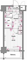 東京都江東区牡丹１丁目3-5（賃貸マンション1K・3階・21.00㎡） その2