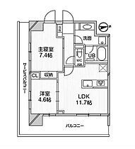 東京都港区白金台２丁目9-5（賃貸マンション2LDK・5階・54.12㎡） その2