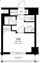 東京都中央区月島４丁目14-9（賃貸マンション1K・8階・22.75㎡） その2