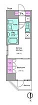 東京都台東区東上野１丁目11-9（賃貸マンション1DK・6階・25.23㎡） その2