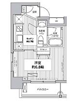 東京都港区南麻布４丁目14-5（賃貸マンション1K・8階・24.40㎡） その2