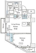 東京都港区南青山４丁目1-10（賃貸マンション1LDK・7階・46.53㎡） その2