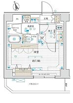 東京都新宿区水道町2-1（賃貸マンション1K・2階・25.68㎡） その2