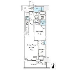 物件の間取り