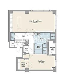 間取図画像 1SLDK