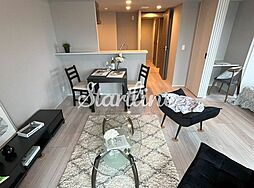 東京メトロ日比谷線 広尾駅 徒歩17分の賃貸マンション 2階1LDKのリビング/ダイニング