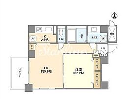 JR山手線 恵比寿駅 徒歩6分の賃貸マンション 3階1LDKの間取り