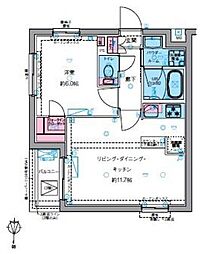 東京メトロ丸ノ内線 四谷三丁目駅 徒歩7分の賃貸マンション 1階1LDKの間取り