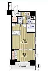 日神パレステージ大島 1LDKの間取図画像