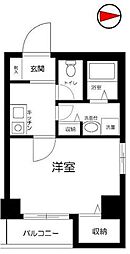 ローズマンションミヤハラ 1Kの間取図画像