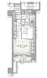 LeJADECross千代田神保町 1LDKの間取図画像