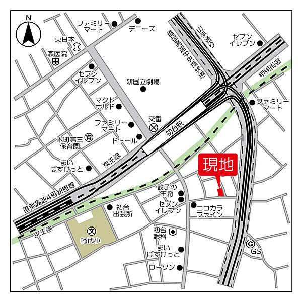 東京都渋谷区初台１丁目(賃貸マンション1LDK・地下1階・35.47㎡)の写真 その7