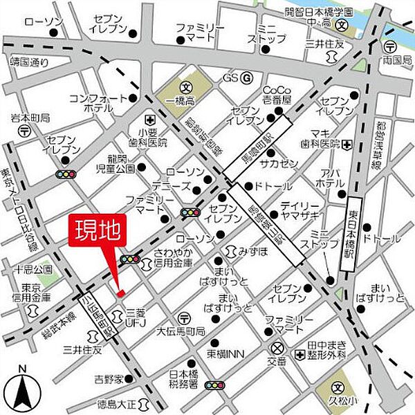 東京都中央区日本橋小伝馬町(賃貸マンション2LDK・8階・44.97㎡)の写真 その17