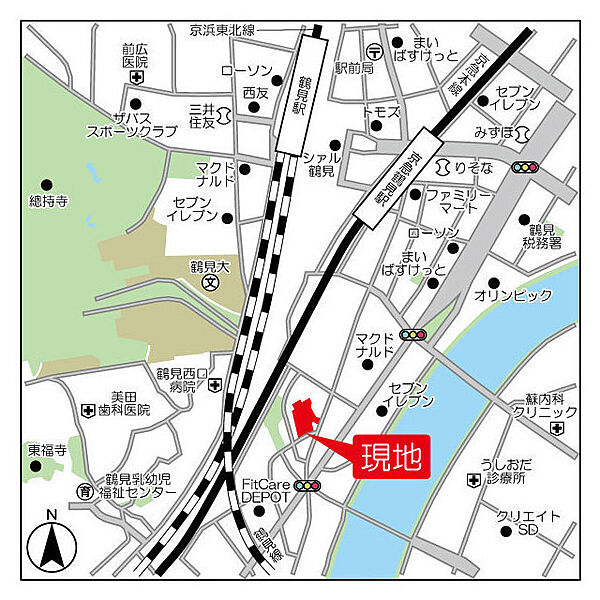 神奈川県横浜市鶴見区鶴見中央５丁目(賃貸マンション1LDK・11階・40.09㎡)の写真 その17