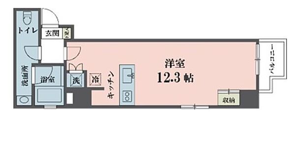 東京都新宿区愛住町(賃貸マンション1R・8階・32.30㎡)の写真 その2