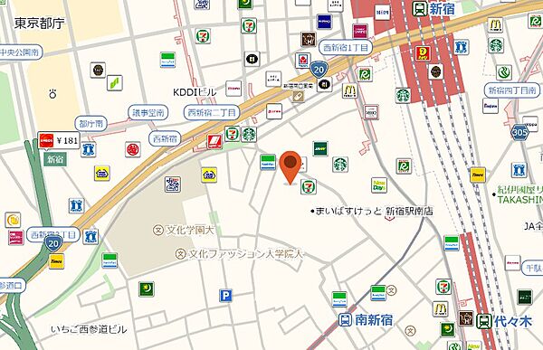 東京都渋谷区代々木２丁目(賃貸マンション1LDK・2階・33.27㎡)の写真 その5