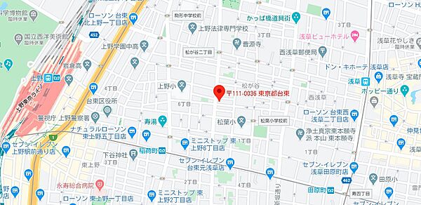東京都台東区松が谷２丁目(賃貸マンション1LDK・8階・35.62㎡)の写真 その17