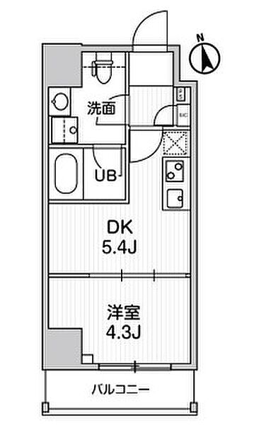 東京都新宿区西早稲田３丁目(賃貸マンション1DK・2階・25.45㎡)の写真 その2