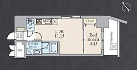 東京都港区虎ノ門３丁目15-5（賃貸マンション1LDK・9階・37.90㎡） その2