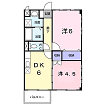 鹿児島県鹿児島市伊敷台２丁目（賃貸アパート2DK・2階・40.70㎡） その2