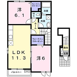 JR鹿児島本線 川内駅 バス10分 権現原下車 徒歩3分 2階/-