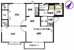 JR鹿児島本線 隈之城駅 純心高校前下車 徒歩5分 2階/-